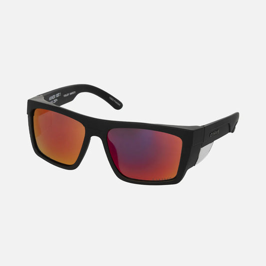 Carve Volley Safety - Matt Black/Grey Red Iridium Polarized Lens