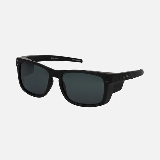 Carve Smoko Safety - Matt Black/Grey Polarized Lens