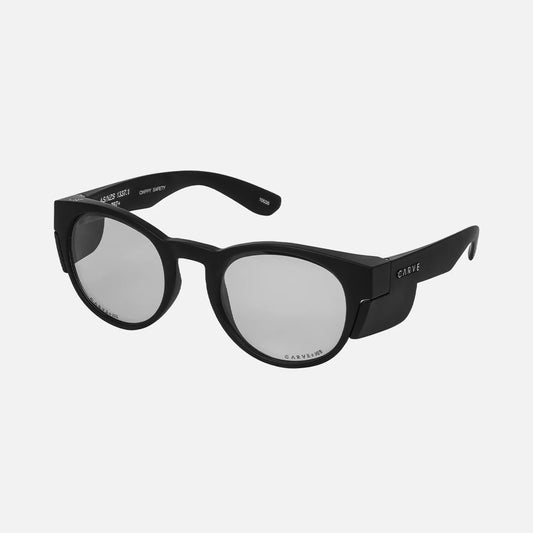 Carve Chippy Safety - Matt Black/Photochromatic Clear Grey Lens