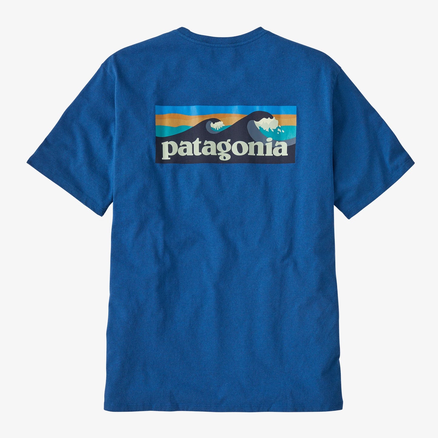 Patagonia M'S Boardshort Logo Pocket Responsibili Tee - Endless Blue