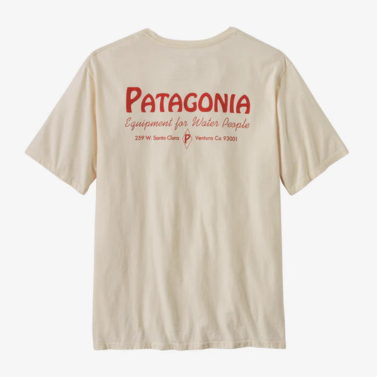 Patagonia Mens Water People Organic Pocket SS Tee - Water People Banner:Undyed Natural