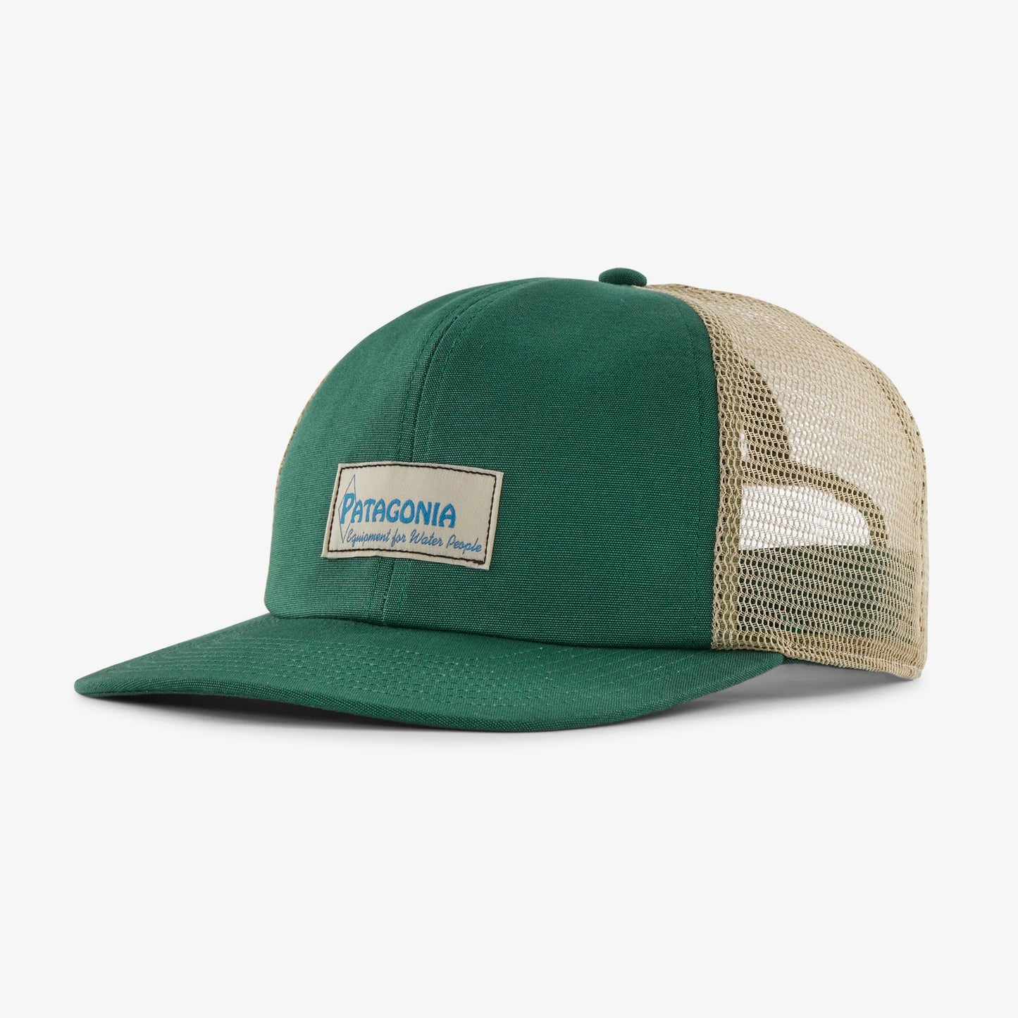 Patagonia Relaxed Trucker Hat - Water People Label:Conifer Green