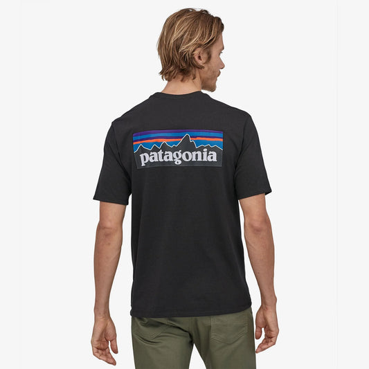 Patagonia P-6 Logo Responsibili Tee SS  - Black - Star Surf + Skate