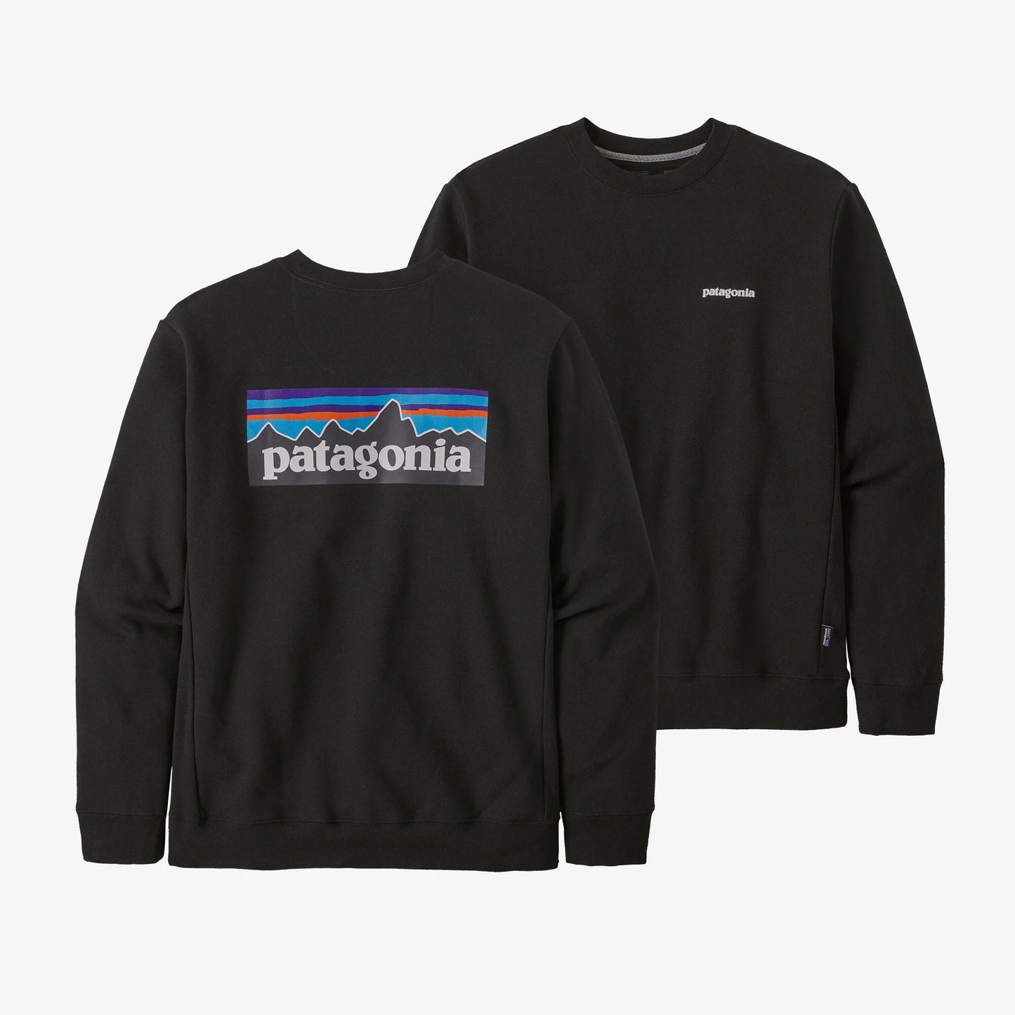 Patagonia P-6 Logo Uprisal Crew Sweatshirt - Black - Star Surf + Skate