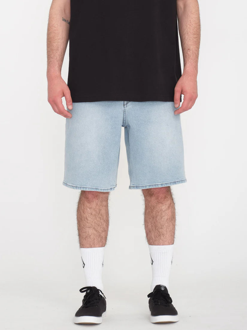 Volcom Billow Denim Shorts - Desert Dirt Indigo