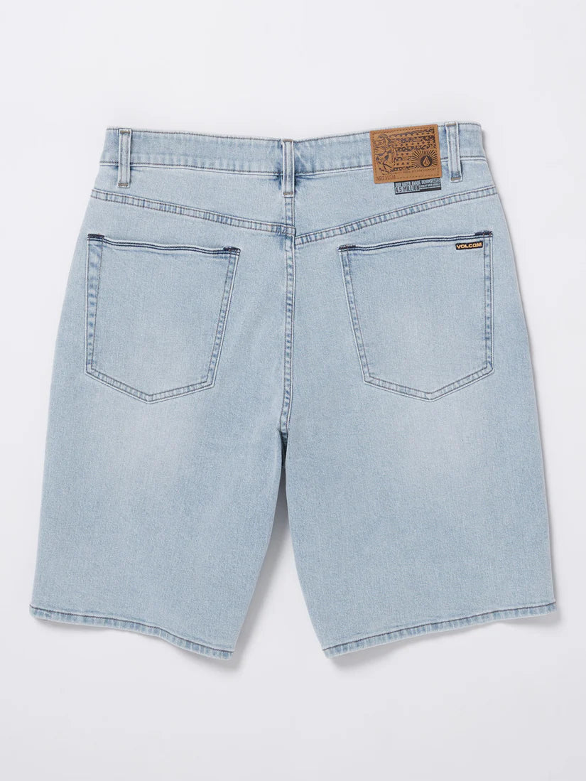 Volcom Billow Denim Shorts - Desert Dirt Indigo