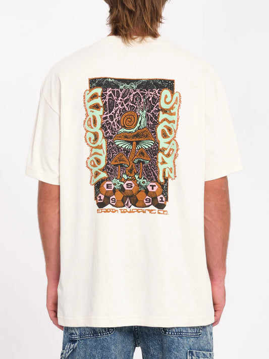 Volcom Mindoor Loose SS Tee - Dirty White