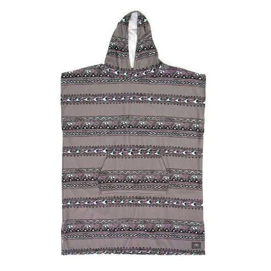 Ocean & Earth Toddlers Digital Hooded Poncho - Charcoal