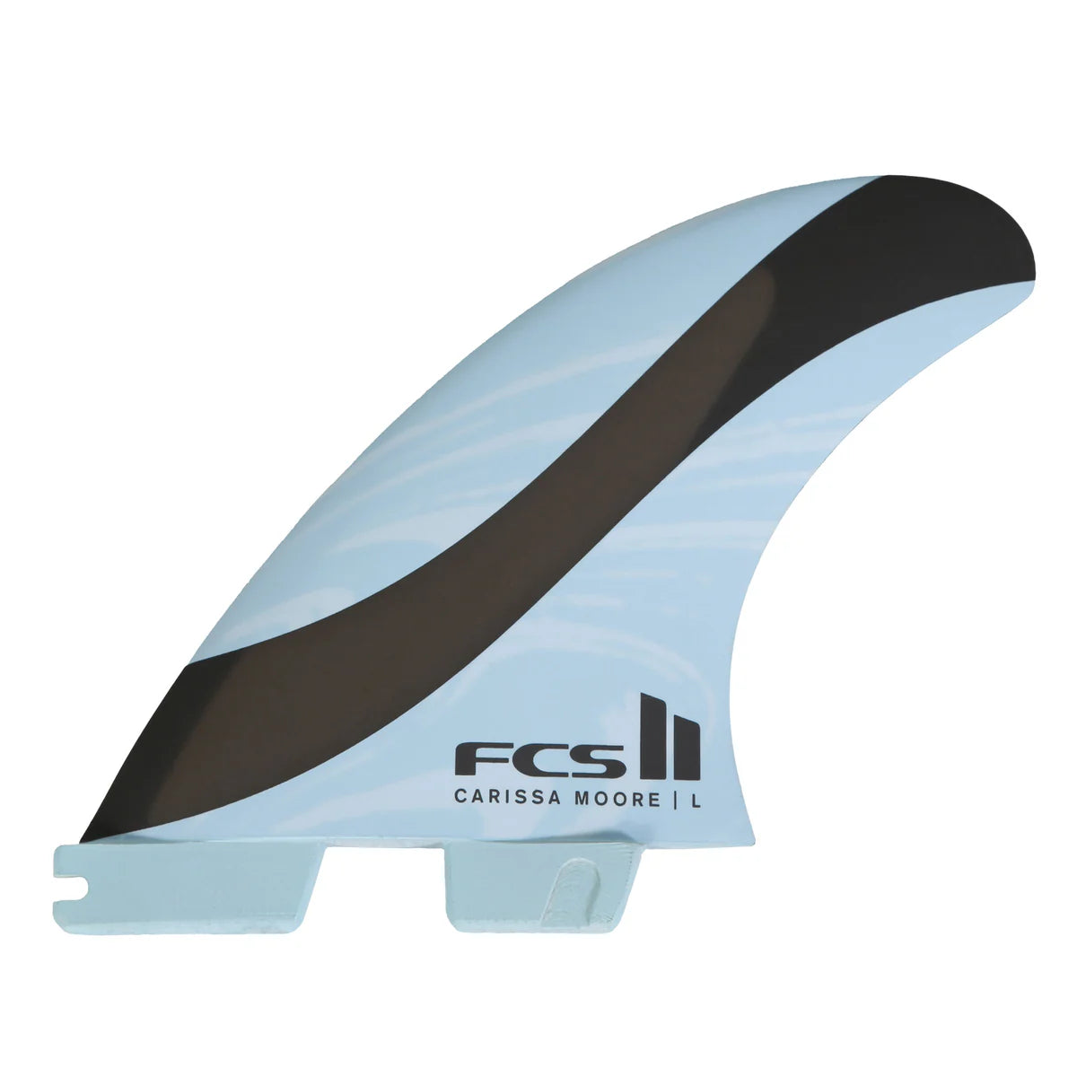 FCS II Carissa Moore Signature Tri Fin Set -Blue/Black