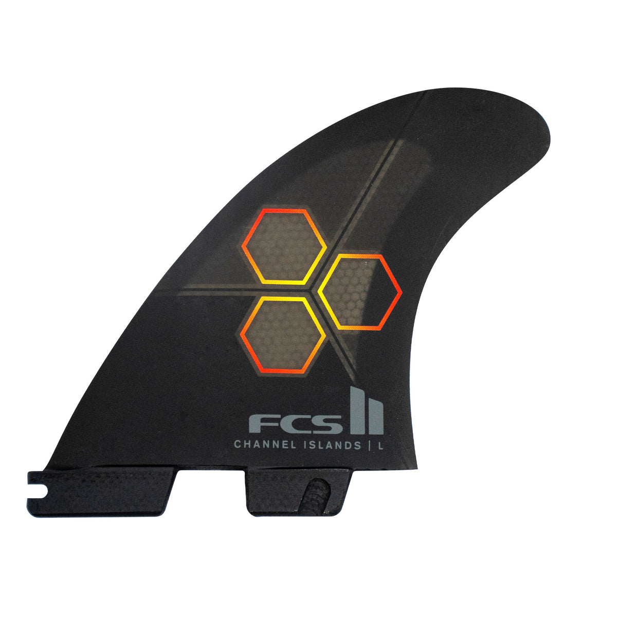 FCS II CI PC Tri-Quad Fin Set - Black