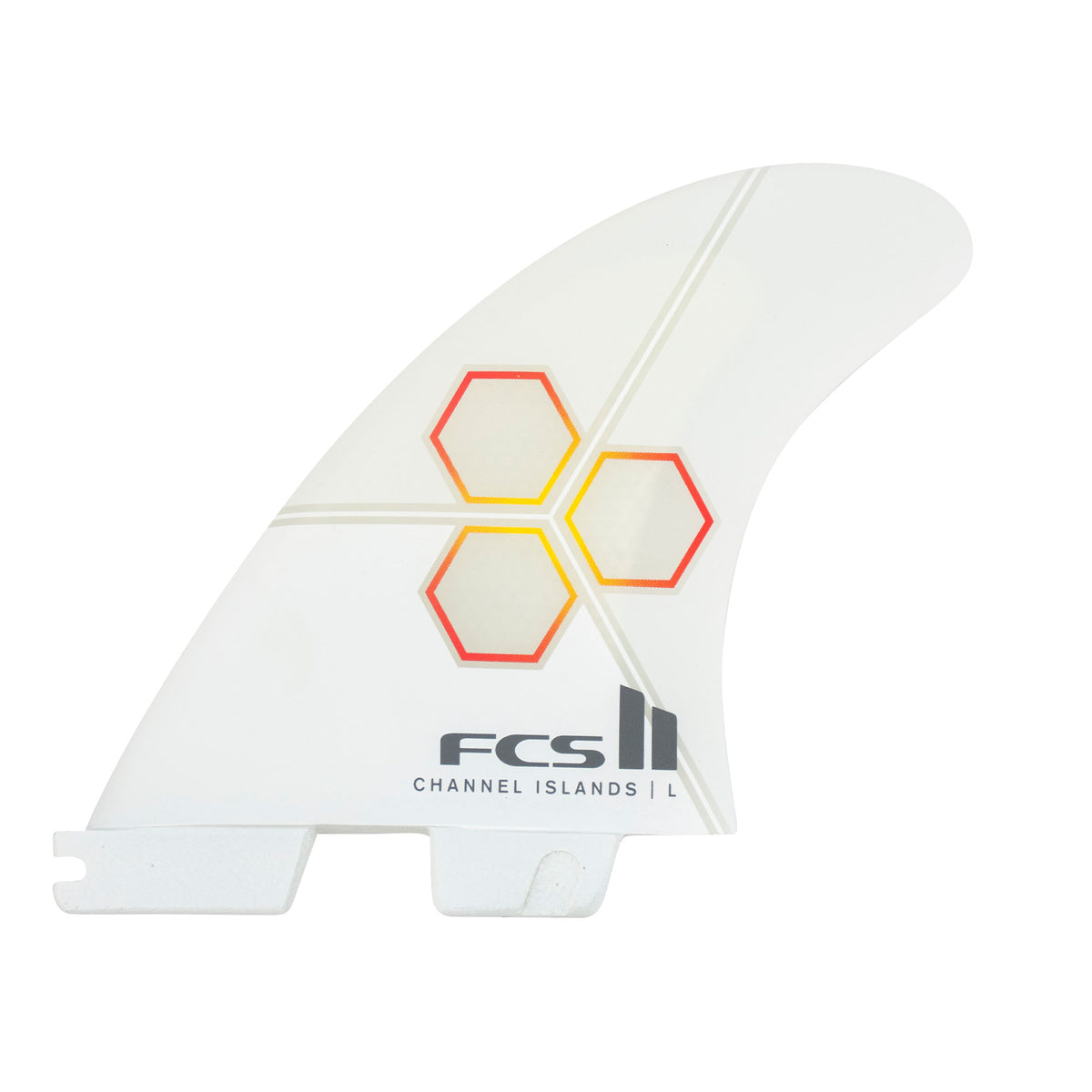 FCS II CI PC Tri-Quad Fin Set - White