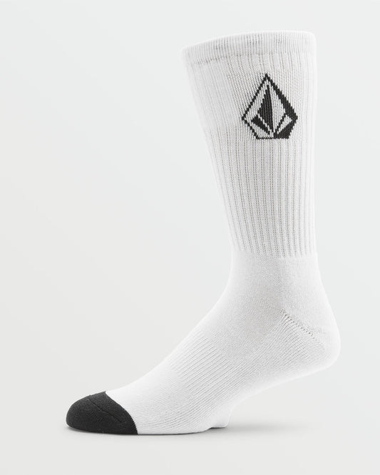 Volcom Full Stone Sock 3 Pack - White