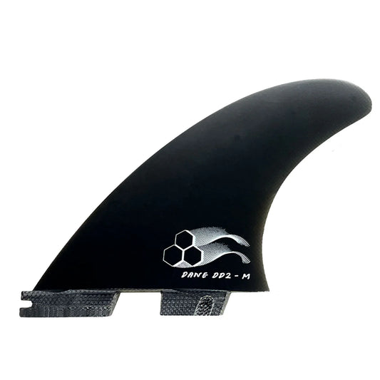 FCS II CI X Dane Reynolds DD2 Tri Fin Set - Black