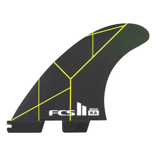 FCS 11 Kolohe Andino Grom Tri Fins - Black/Acid - Star Surf + Skate