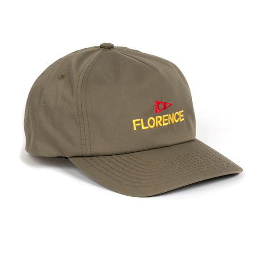 Florence Marine X Logo Twill Hat  - Burnt Olive