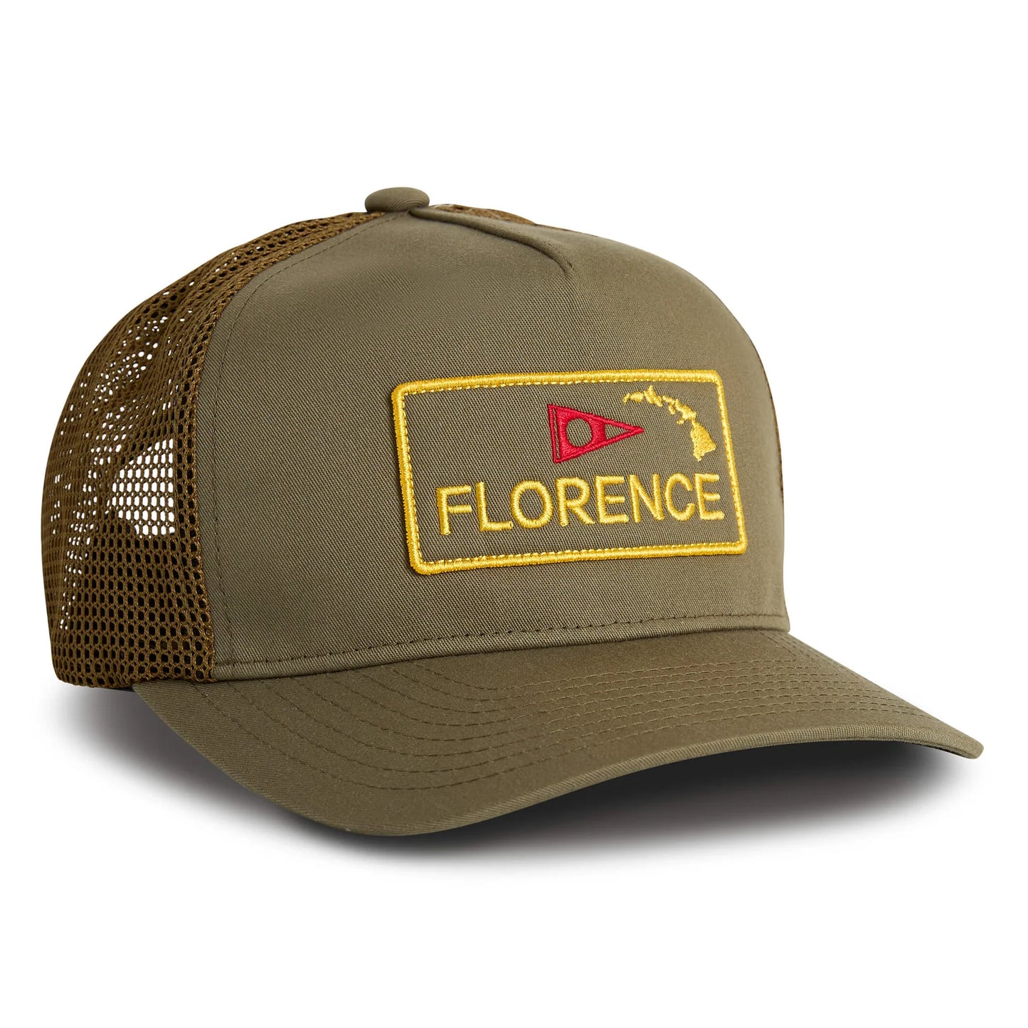 Florence Marine X Island Trucker Hat  - Burnt Olive