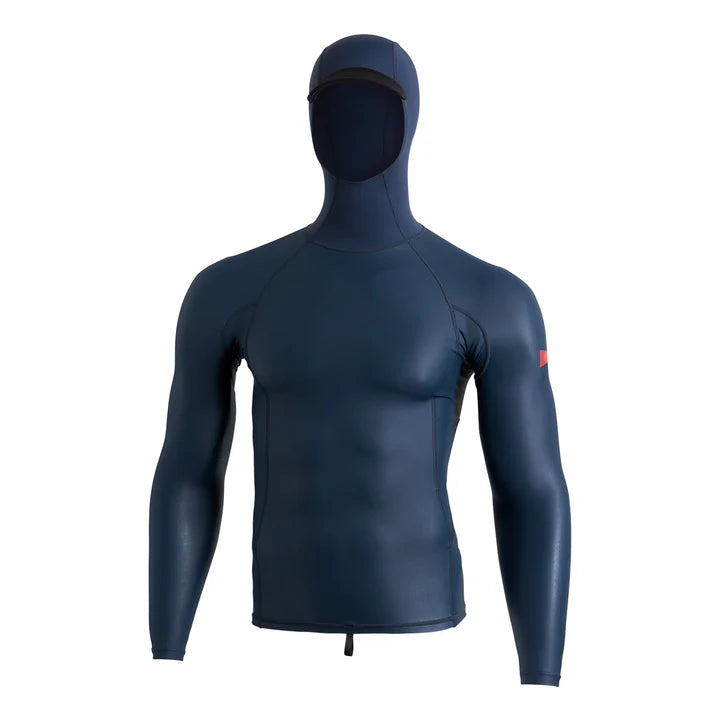 Florence Marine X Windshield LS Hooded Rashguard - Dark Navy