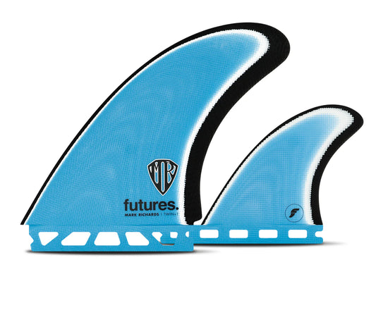 Futures Mark Richards Fibreglass Twin + 1 - Blue/White/Black