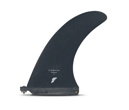 Futures Ando Single Fin FibreGlass - Midnight