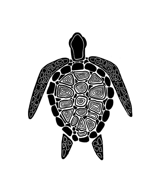 Sophie Fletcher Design Turtle Stickers - Black