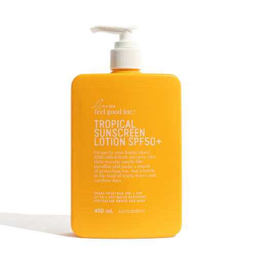 We Are Feel Good Inc Tropical Sunscreen SPF50+ 400ml