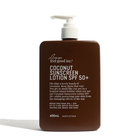 We Are Feel Good Inc Coconut Sunscreen SPF50+ 400ml