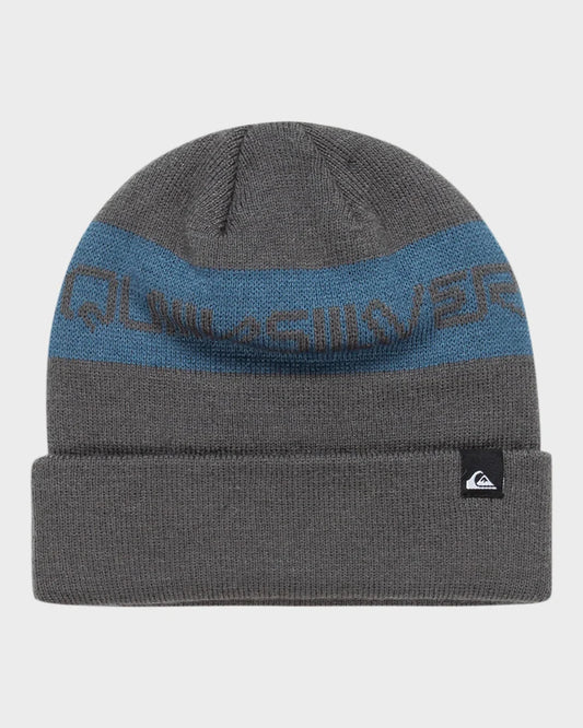 Quiksilver Hunker Downtown Beanie Youth - Dark Shadow