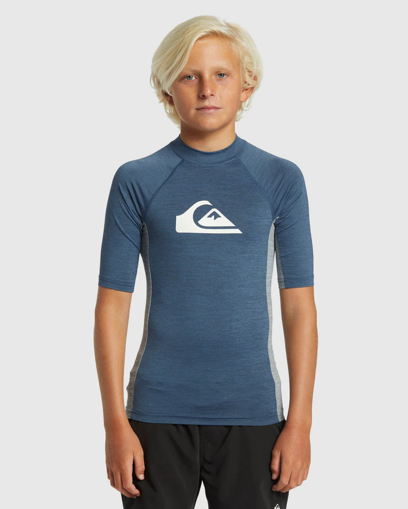 Quiksilver UPF50 Comp SS Youth - Black