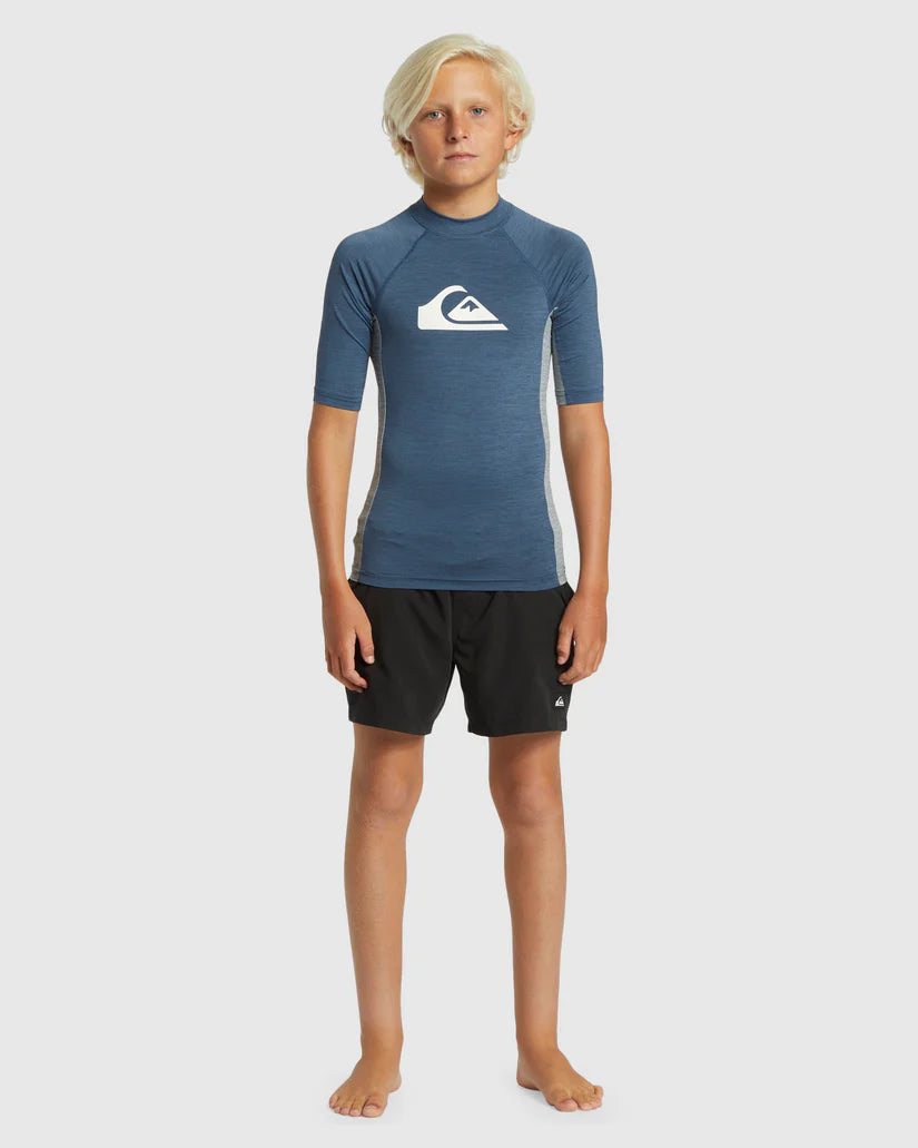 Quiksilver UPF50 Comp SS Youth - Black