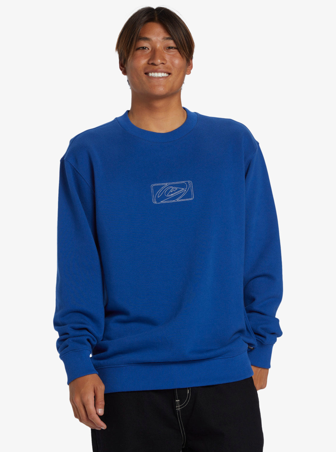 Quiksilver Saturn Crew - Monaco Blue - Star Surf + Skate