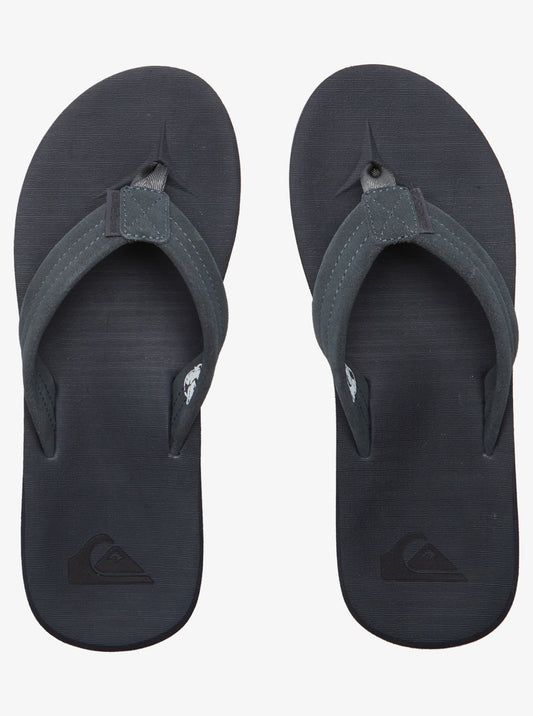 Quiksilver Carver Suede Recycled Sandal - Grey 2 - Star Surf + Skate