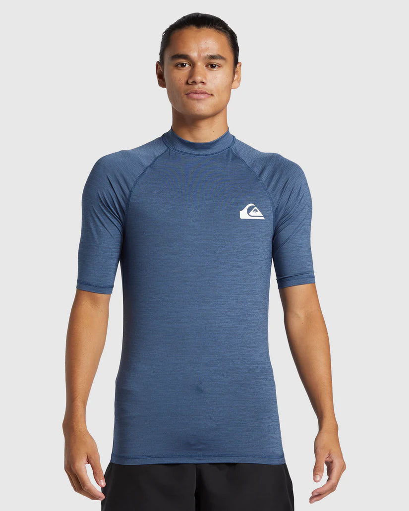 Quiksilver Everyday UPF50 SS - Vintage Indigo Heather