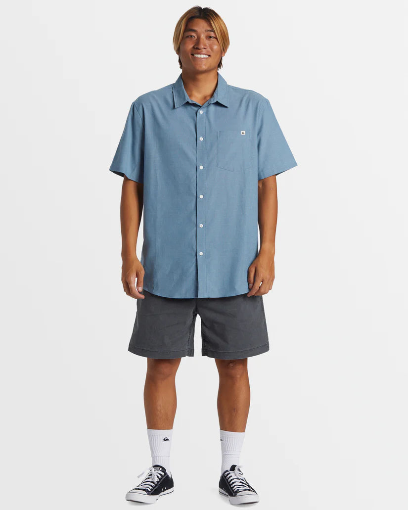 Quiksilver Shoreline Classic SS - Blue Shadow