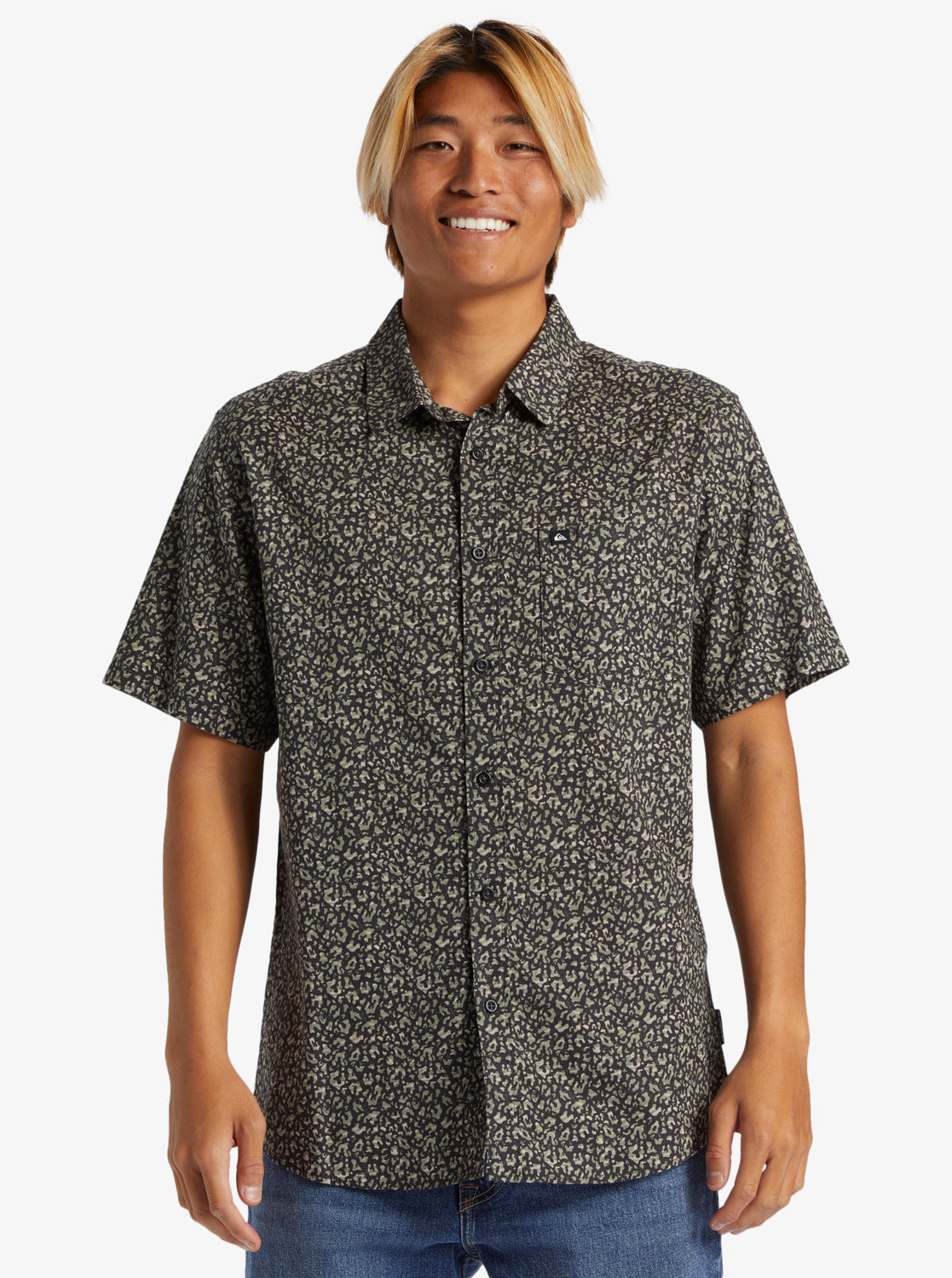 Quiksilver Apero Classic SS Shirt - Tarmac Apero Classic SS