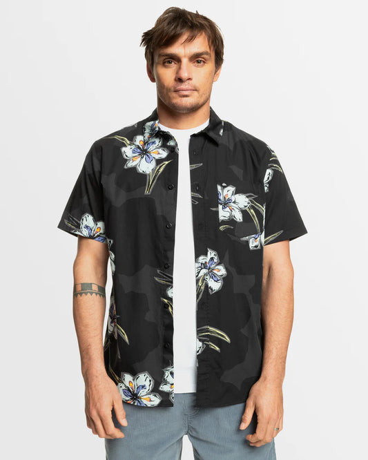 Quiksilver Apero Organic Classic SS Shirt - Black Apero Organic SS