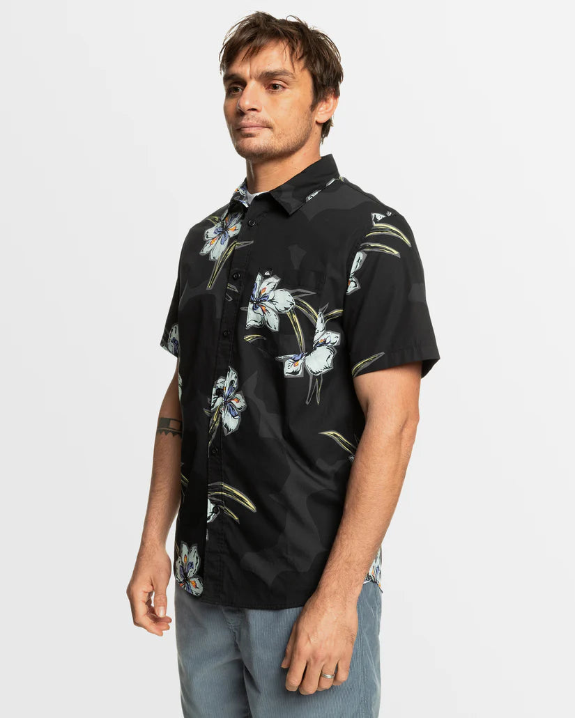 Quiksilver Apero Organic Classic SS Shirt - Black Apero Organic SS