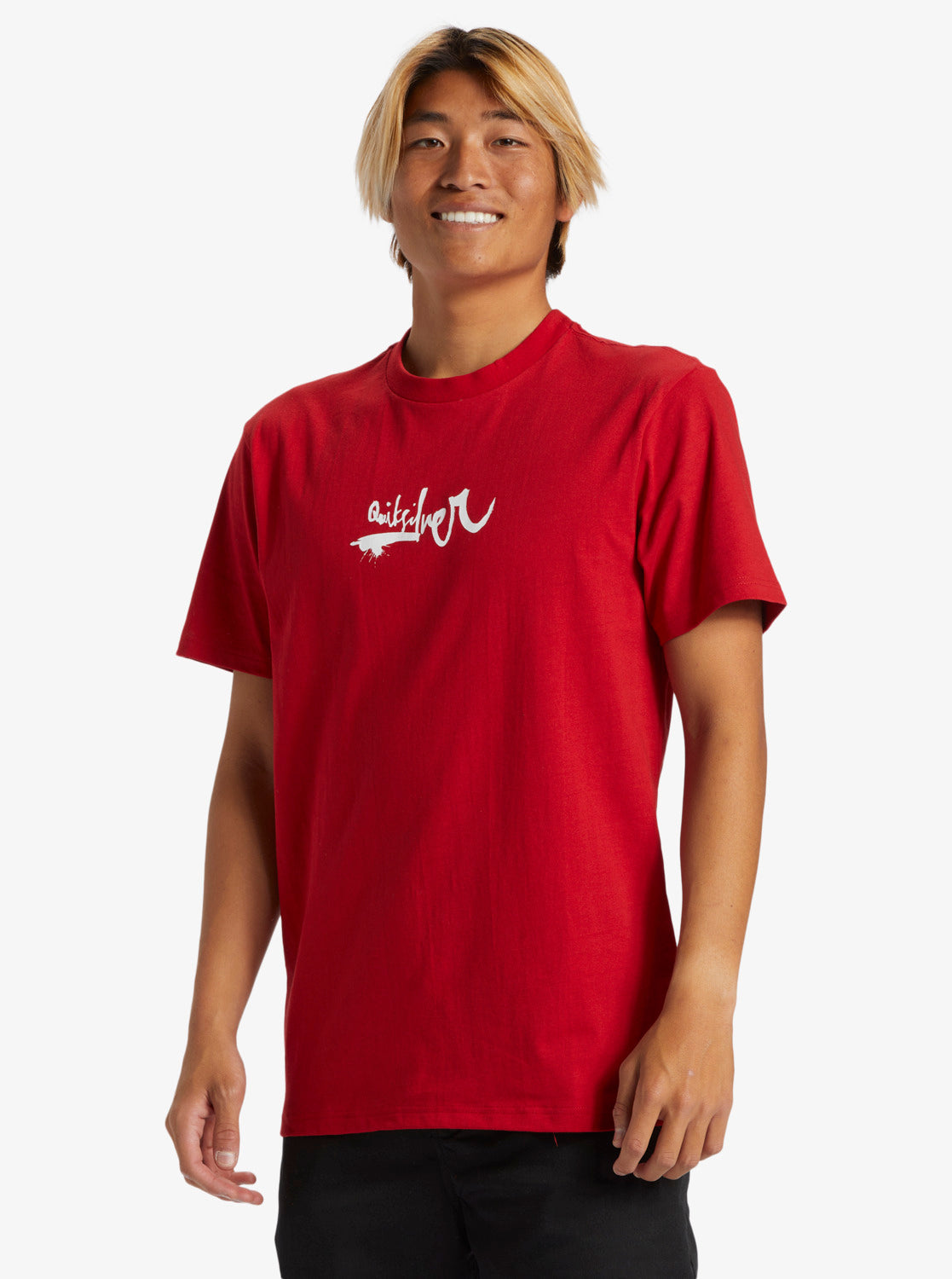 Quiksilver QS Impaired Logo DNA SS Tee - Salsa