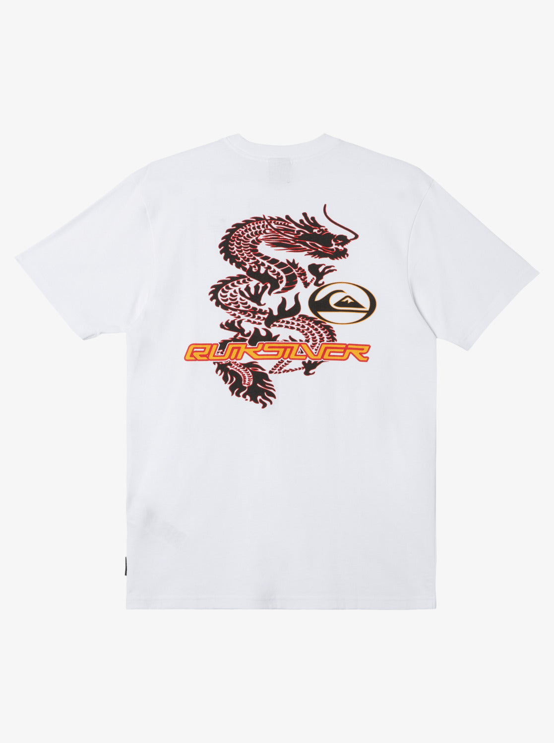 Quiksilver Luck Dragon Moe SS Tee - White