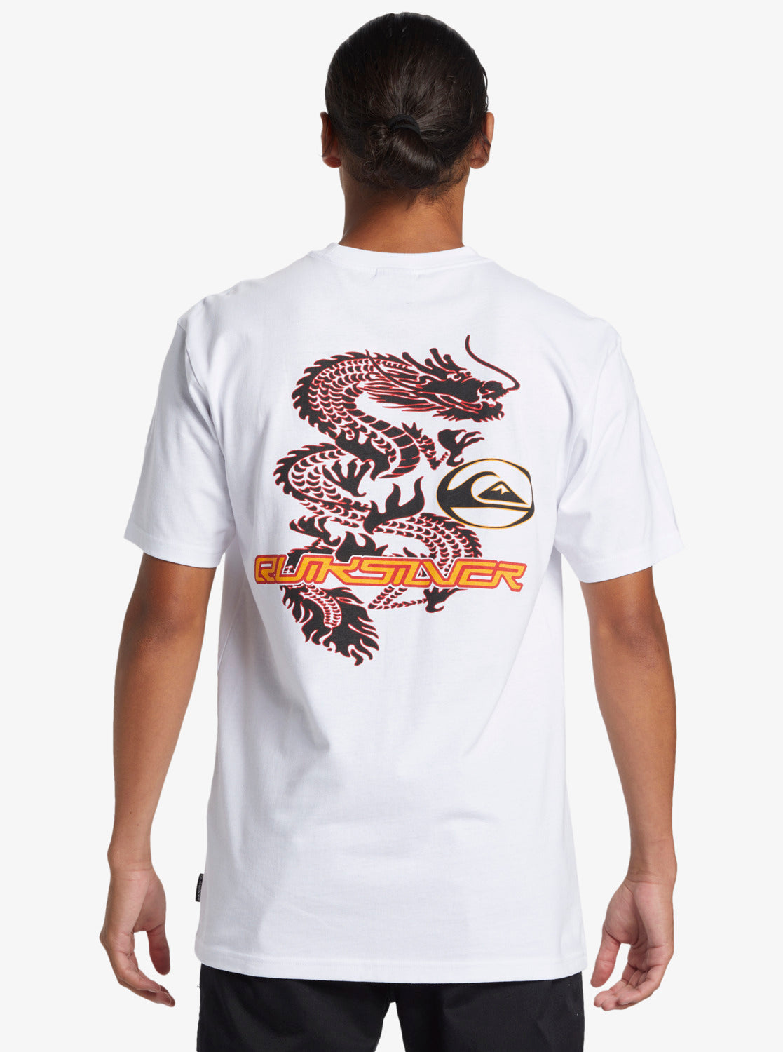 Quiksilver Luck Dragon Moe SS Tee - White