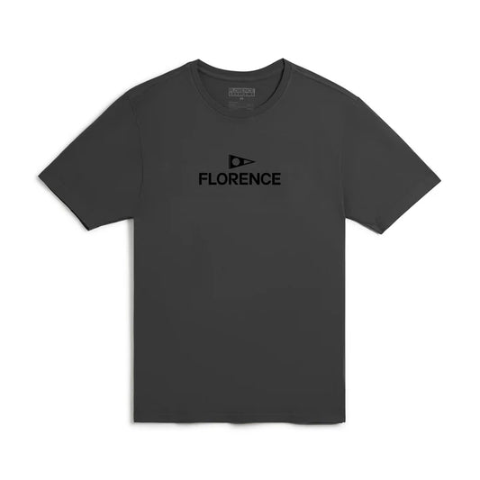 Florence Marine X Logo SS Tee - Charcoal