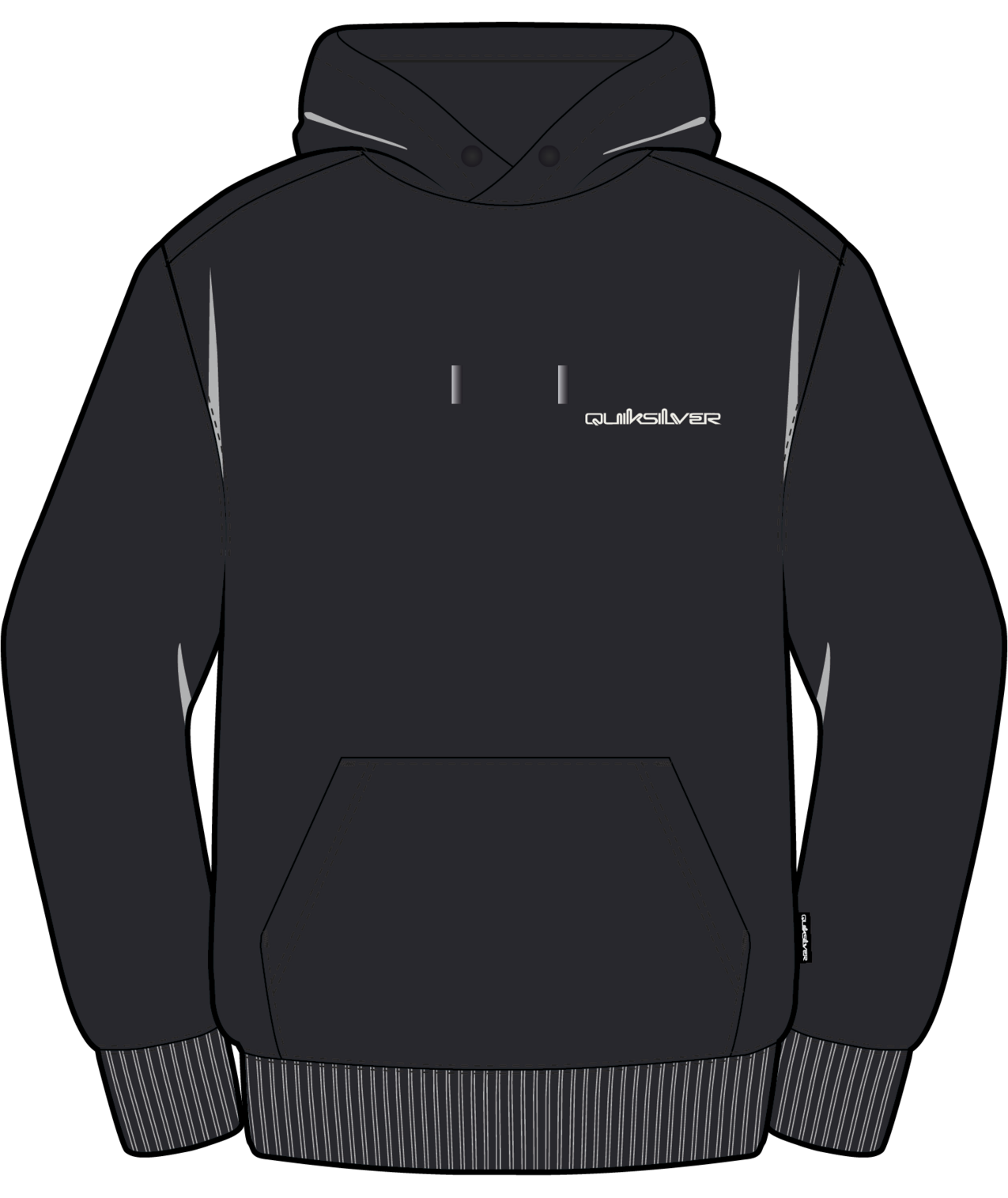 Quiksilver Salt Water Hoodie - Black