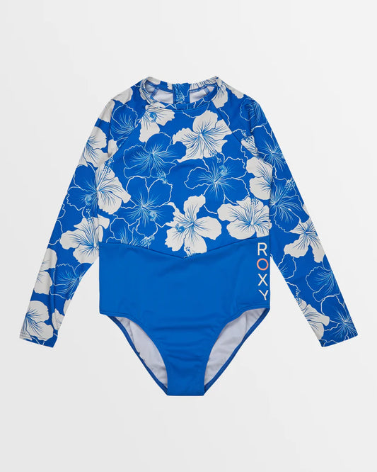 Roxy Hippy Hibiscus Onesie - Nebulas Blue Hippy Hibiscus