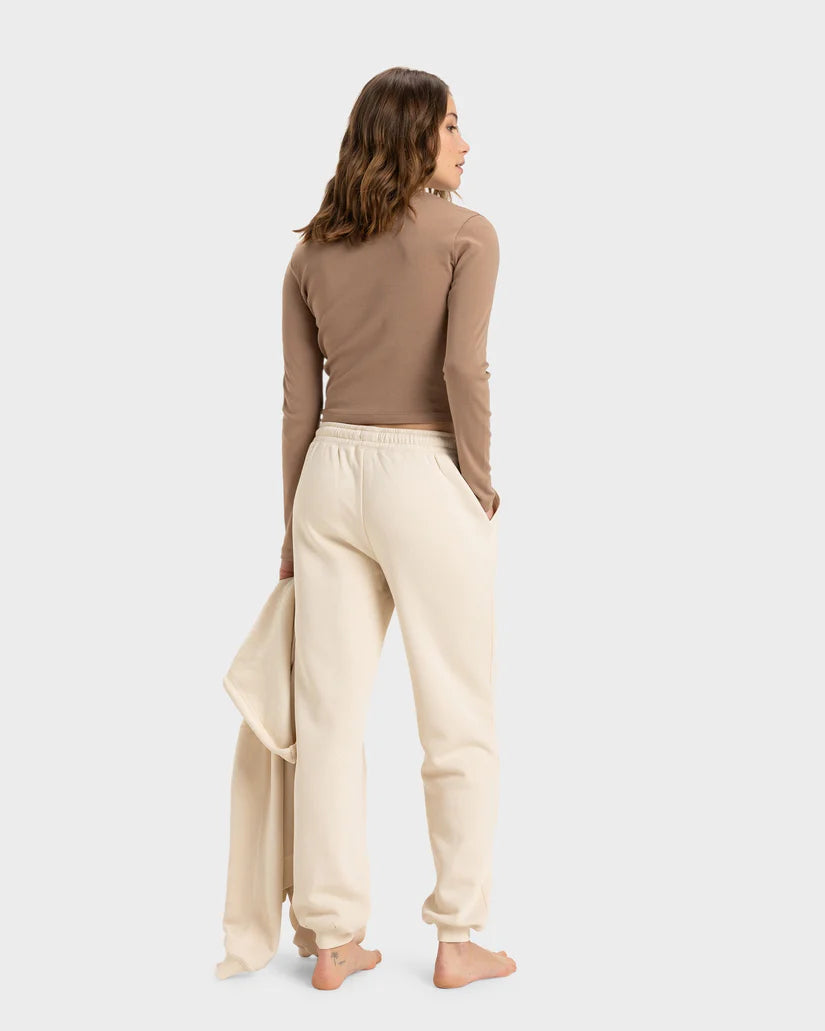 Roxy Perfect Place Pant Brushed - Parchment