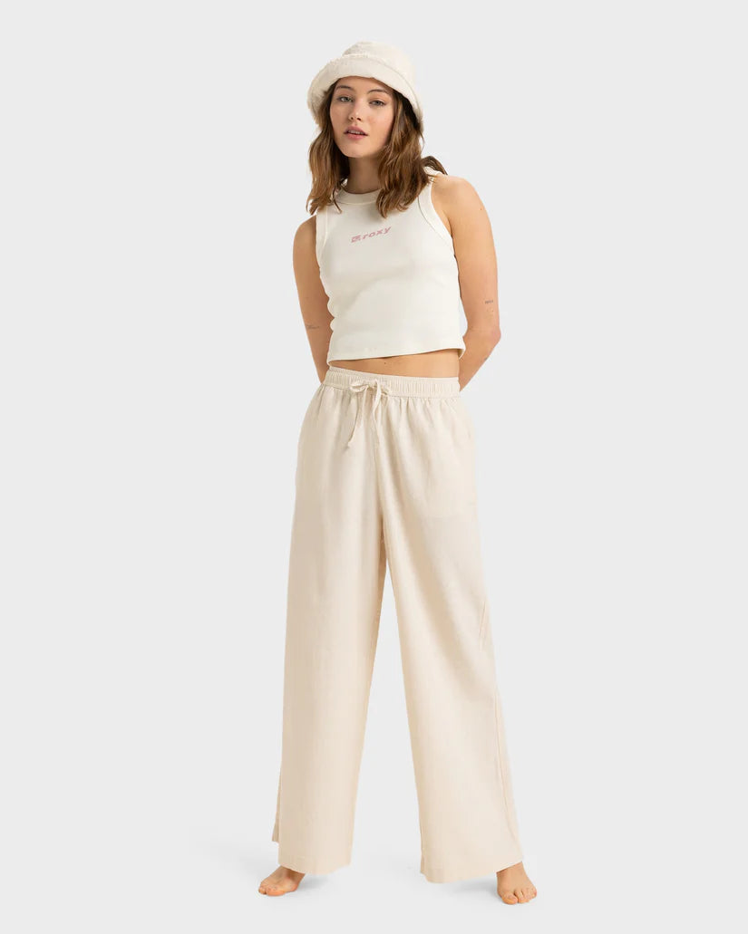 Roxy Lekeitio Break Mid Pant - Parchment