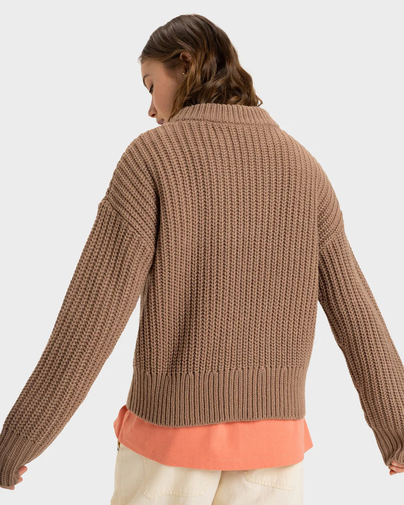 Roxy Coming Home Sweater - Portabella