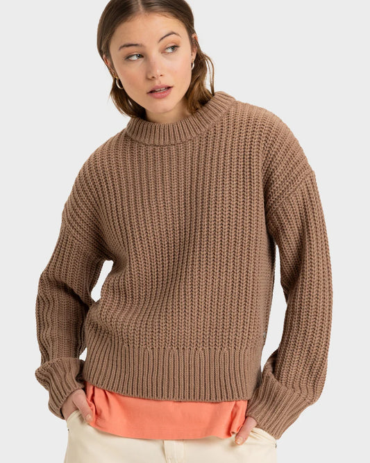 Roxy Coming Home Sweater - Portabella