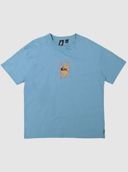 Quiksilver Trident SS Tee - Adriactic Blue - Star Surf + Skate