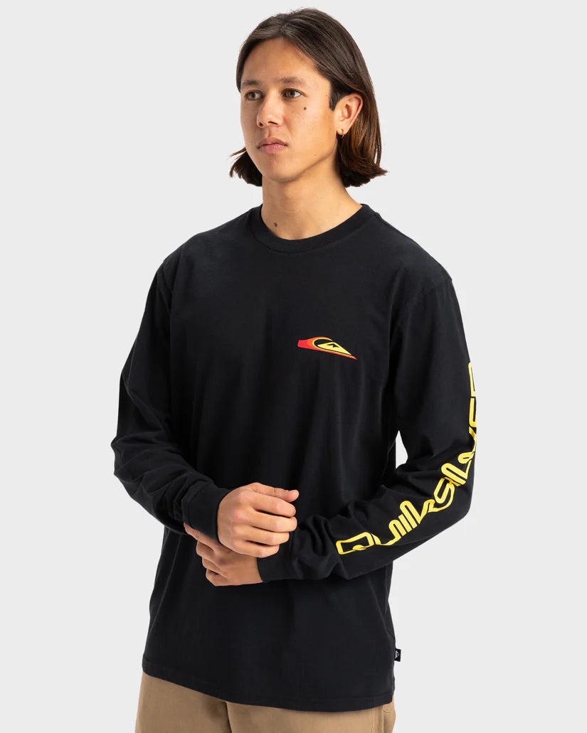 Quiksilver Warp Drive LS Tee - Black