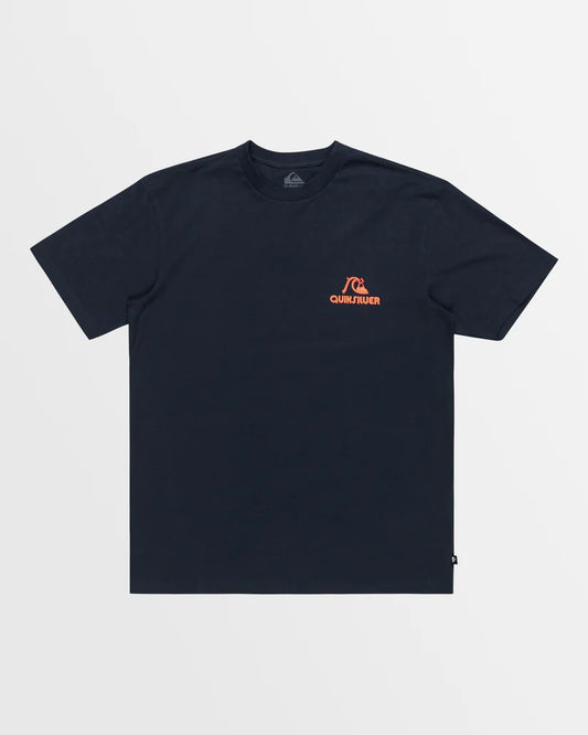 Quiksilver Retro Bubble SS Tee - Dark Navy