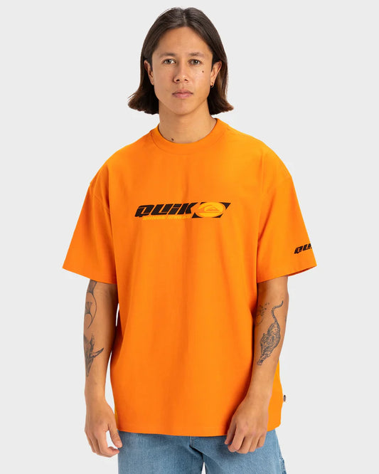 Quiksilver Stencil SS Tee - Orange Pepper